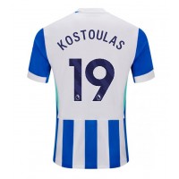 Moški Nogometni dresi Brighton Charalampos Kostoulas #19 Domači 2025-26 Kratek Rokav